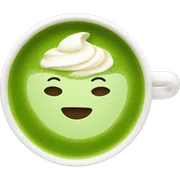 Matcha latte  sticker