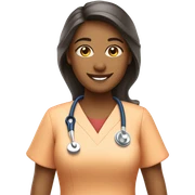 Brazilian nurse sticker