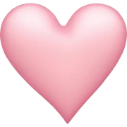 Light pink heart sticker