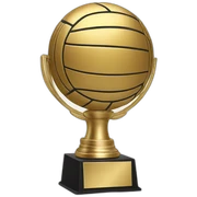 Volleyball trophy  sticker