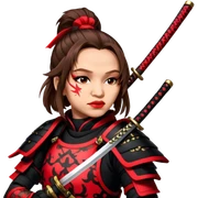 Daring Samurai sticker