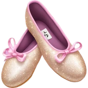 Sparkle ballet shoes  sticker