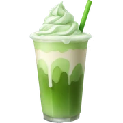 Iced matcha latte sticker