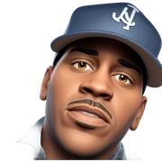 realistic portrait of a man sticker