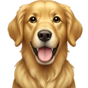 golden retriever sticker
