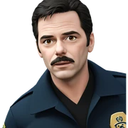 police officer in uniform sticker