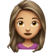 Girl with kiss sticker