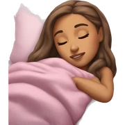 Ariana Grande sleeping sticker