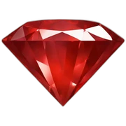 red diamond sticker
