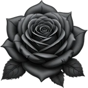 Black roses sticker