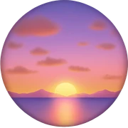 Pretty sunset sticker