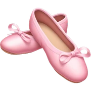 Pink ballet shoes sticker
