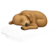 Sleeping sticker