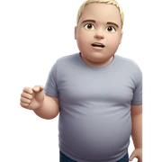 casual portrait of a boy sticker