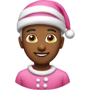 Pink Christmas  sticker
