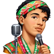 Colorful Singer sticker