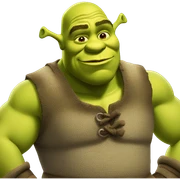 Shrek malade sticker