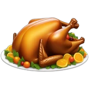 cooked turkey sticker