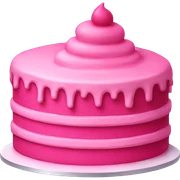 Pink cake  sticker