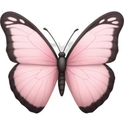 Light pink butterfly sticker