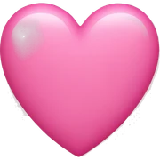 Pink heart  sticker