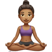 Yoga girl sticker