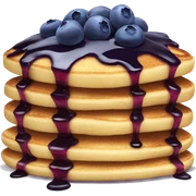 blueberry pancakes  sticker