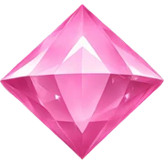 Pink diamond sticker