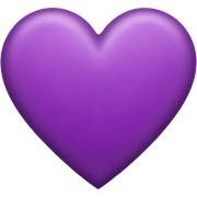 Baby purple heart sticker