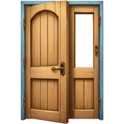 An door opening sticker