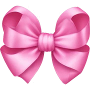 Pink bow  sticker