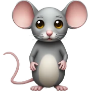 Sick mouse sticker