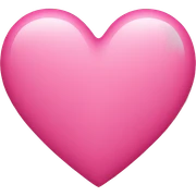 Pink heart sticker