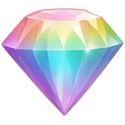 Pastel-Rainbow Diamond sticker