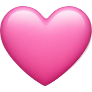 pink heart  sticker