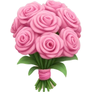 cute pink bouquet sticker
