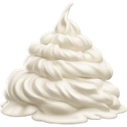whipped cream sticker