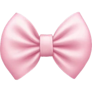 Light pink bow  sticker