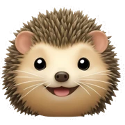hedgehog sticker