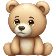 Pastel teddy bear  sticker