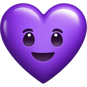 Purple heart sticker