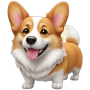 Corgi love sticker