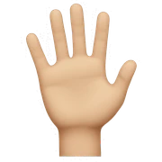hand to hand sticker