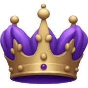 Purple Crown  sticker