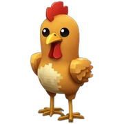 Minecraft Chicken sticker