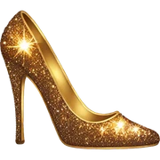 Sparkly shoe sticker