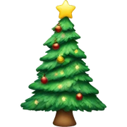 Christmas tree sticker