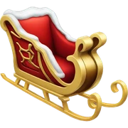 Santa's-sleigh sticker
