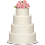 Wedding cake sticker