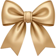 Moño beige  sticker